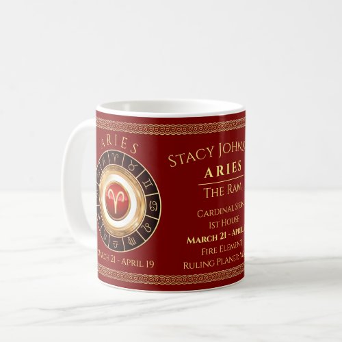 Aries _ The Ram Astrological Sign Coffee Mug