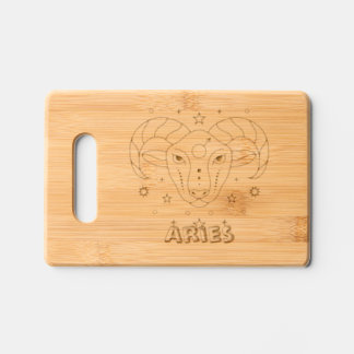Aries,The Ram Design   Engraved Cutting Board