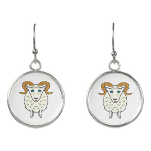 Aries the Ram Earrings