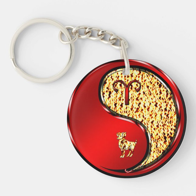 Aries the Ram Keychain (Front)