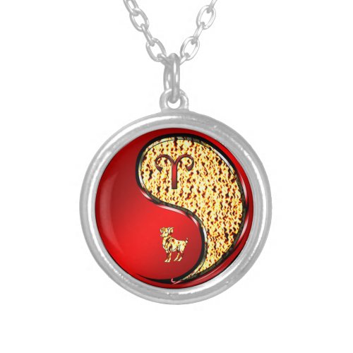 Aries the Ram Silver Plated Necklace