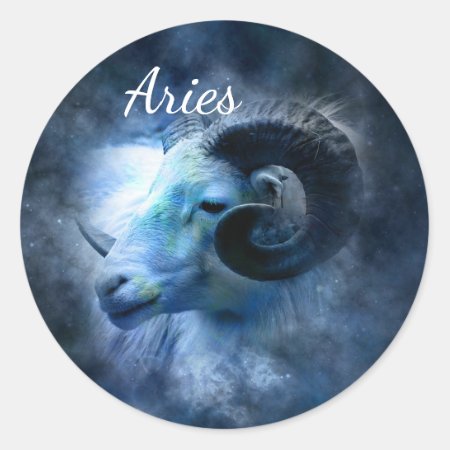 Aries The Ram Zodiac Horoscope Astrology Sticker