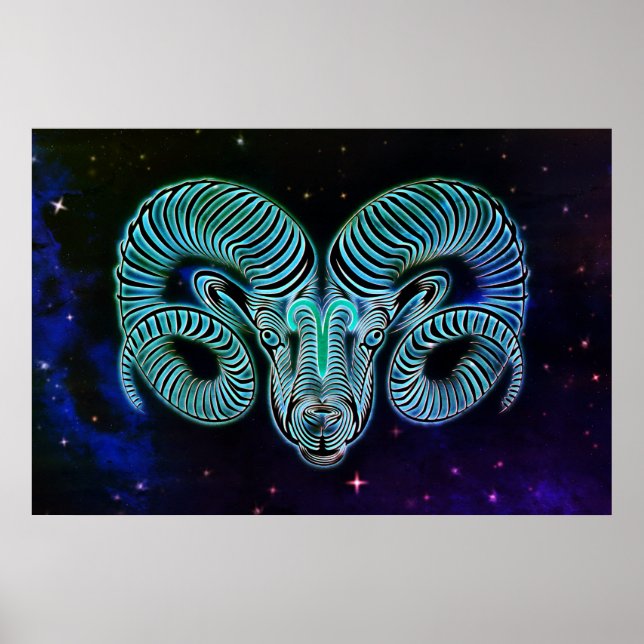 aries the ram zodiac poster (Front)
