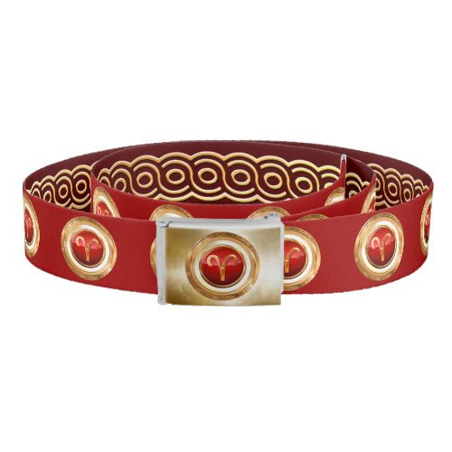 Aries  The Ram Zodiac Sign Belt