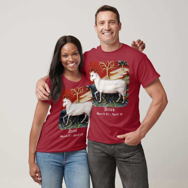 Aries the Ram Zodiac Sign Birthday Party T-Shirt (Unisex)