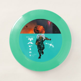 Aries Theme birthday party favor frisbee .