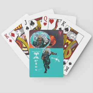 Aries Theme birthday party favor playing cards