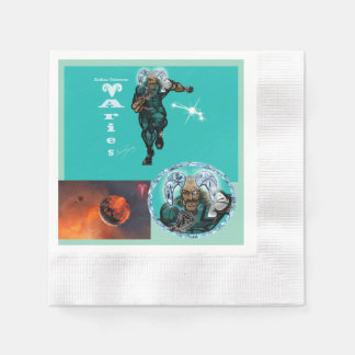 Aries Theme birthday party favor Table Napkins. Napkins