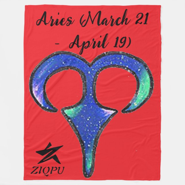 Aries Throw Blanket (Front)