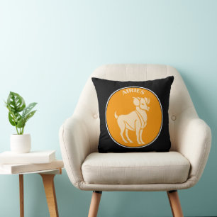 Aries Throw Pillow