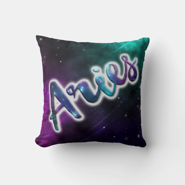 Aries Throw Pillow 16x16 (Front)