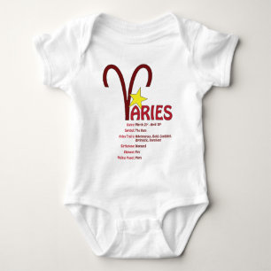Aries Traits Baby Bodysuit