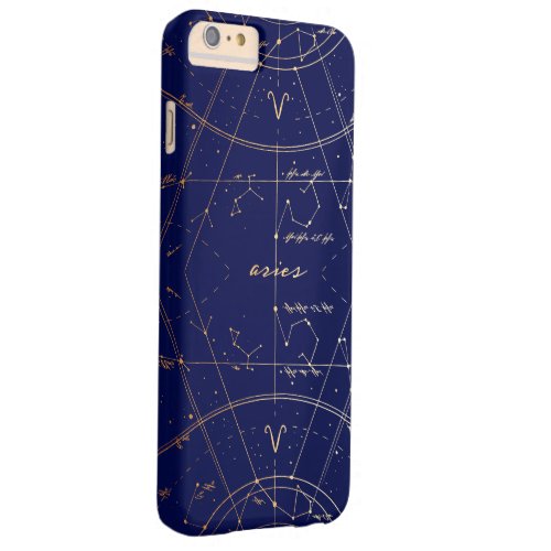 Aries Vintage Zodiac Sky Map Phone Case