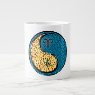 Aries & Water Goat Giant Coffee Mug