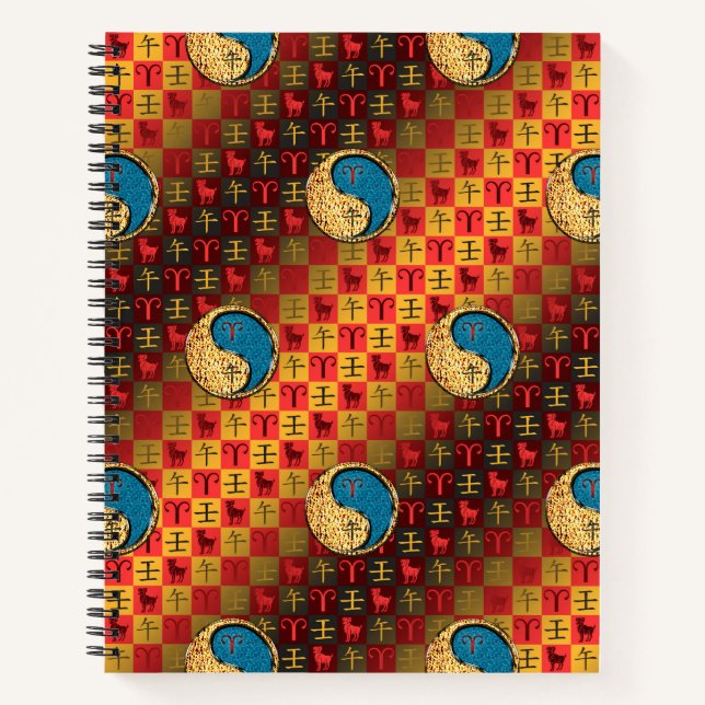 Aries & Water Horse Notebook (Front)