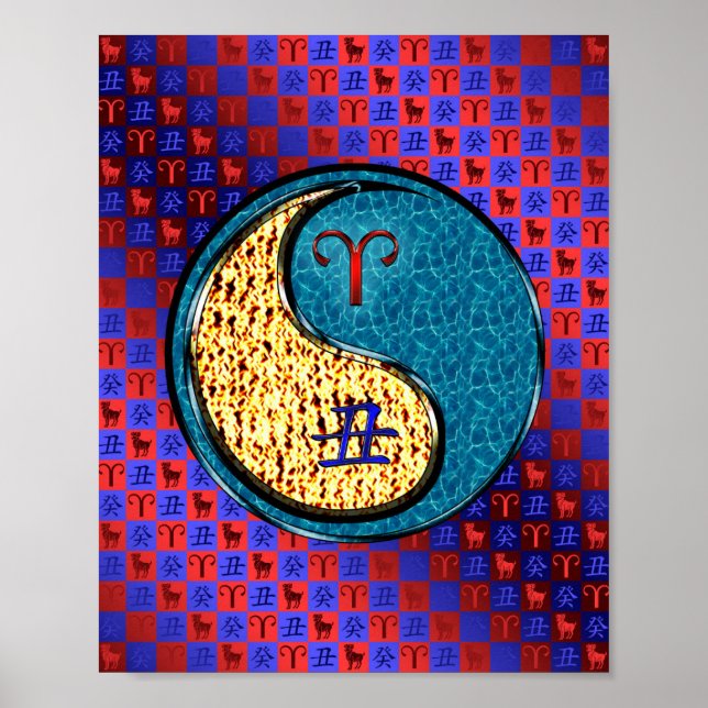 Aries & Water Ox Poster (Front)