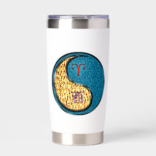 Aries & Water Rooster Insulated Tumbler