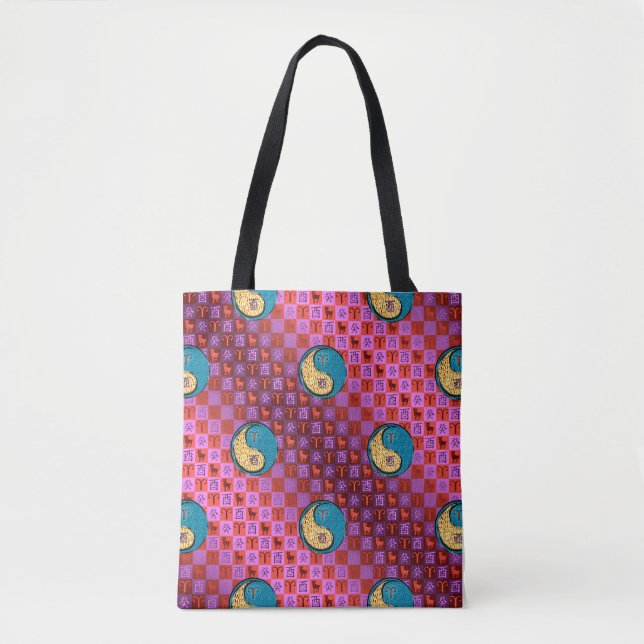 Aries & Water Rooster Tote Bag (Front)