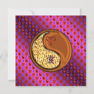 Aries & Wood Boar Card