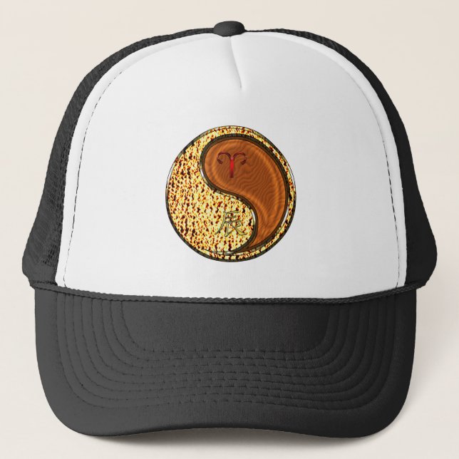 Aries & Wood Dragon Trucker Hat (Front)