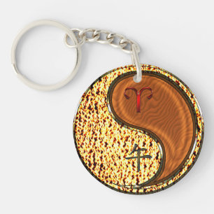 Aries & Wood Horse Keychain