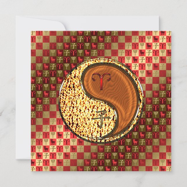 Aries & Wood Rat Card (Front)