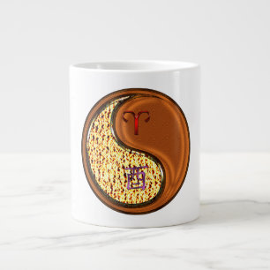 Aries & Wood Rooster Giant Coffee Mug