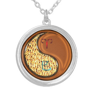 Aries & Wood Snake Silver Plated Necklace