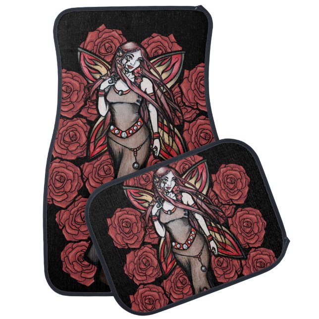 Aries Zodiac Fairy Goddess Astrology Fairies       Car Floor Mat (Set)