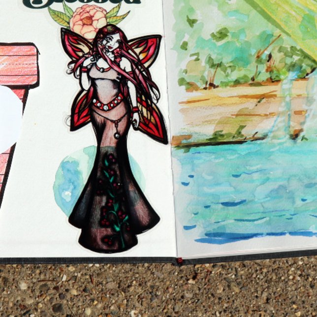 Aries Zodiac Fairy Goddess Astrology Fairies       Sticker (Creator Uploaded)