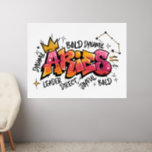 Aries Zodiac  Graffiti  Wall Decal