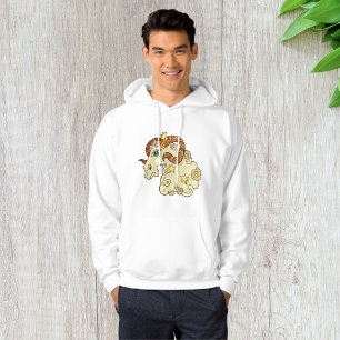 Aries Zodiac Ram Colorful Astrological  Hoodie