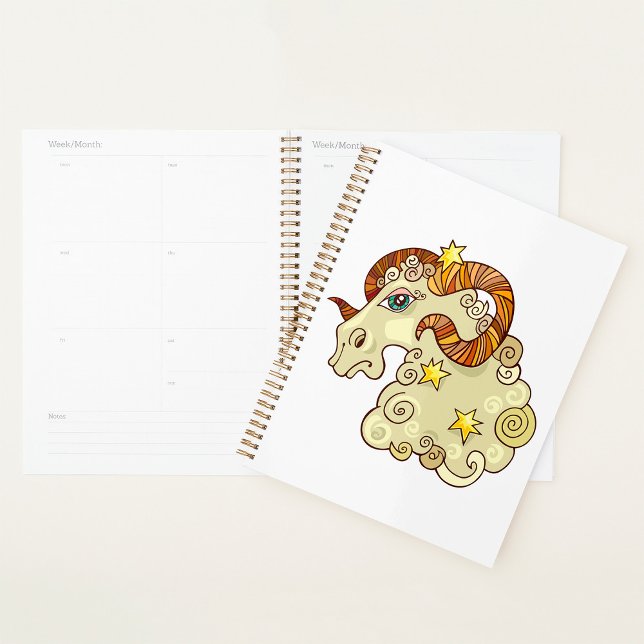 Aries Zodiac Ram Colorful Astrological  Planner (Creator Uploaded)
