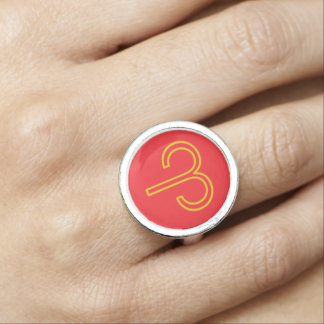 Aries Zodiac Ring