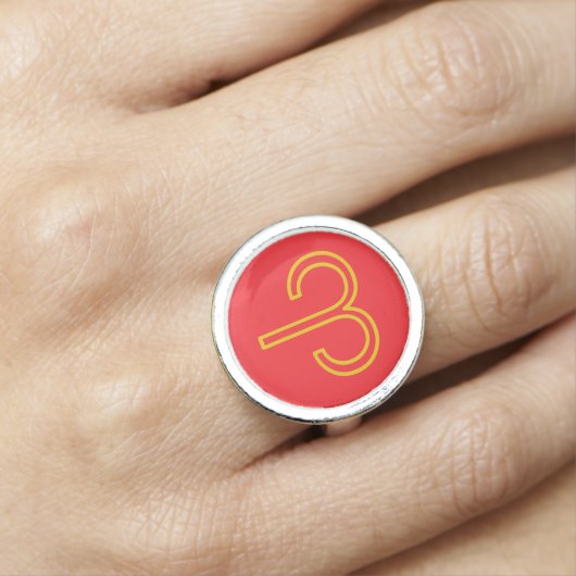 Aries Zodiac Ring (In Situ)