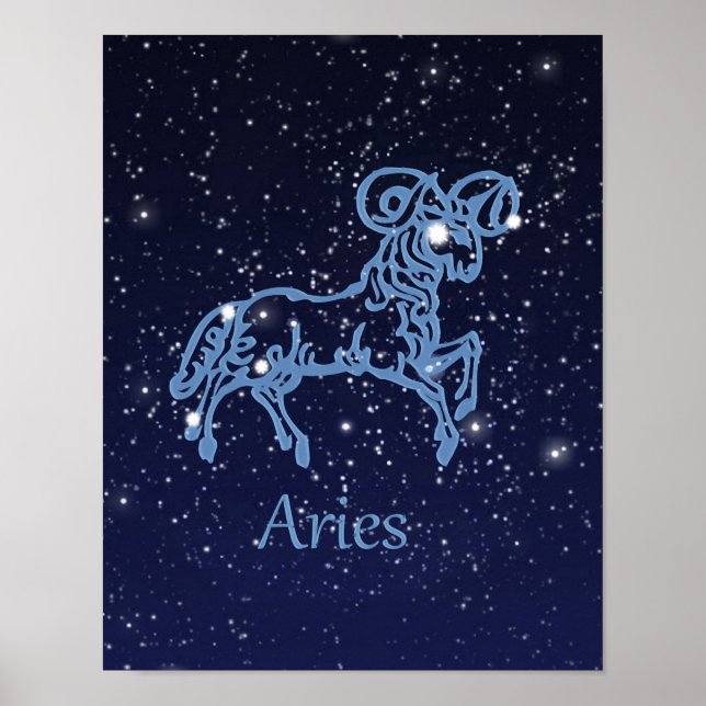 Aries Zodiac Sign and Constellation (Front)