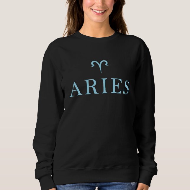 Aries Zodiac Sign Aries Constellation Sweatshirt (Front)