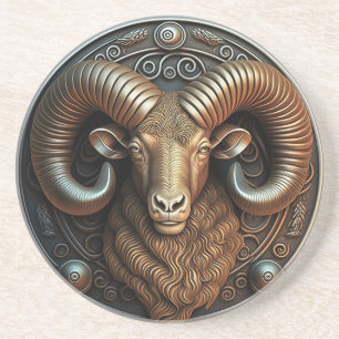 Aries Zodiac Sign Aries Horoscope Coaster
