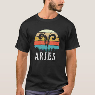 Aries Zodiac Sign Astrology Astrologer Symbol Horo T-Shirt