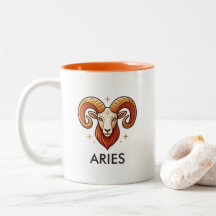 Aries Zodiac Sign Astrology Birthday Coffee Mug