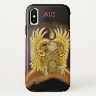 Aries Zodiac Sign iPhone X Case