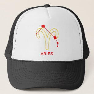 Aries - Zodiac Sign Constellation Trucker Hat