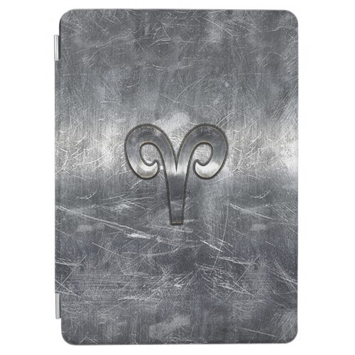 Aries Zodiac Sign in Grunge Distressed Style iPad Air Cover