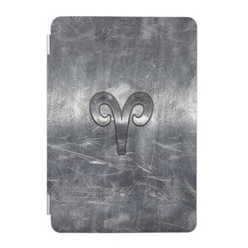 Aries Zodiac Sign in Grunge Distressed Style iPad Mini Cover