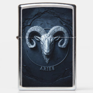 Aries Zodiac Sign Metal Emblem #1 Zippo Lighter