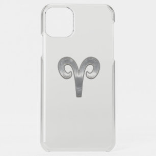 Aries Zodiac Sign on Green Digital Camo iPhone 11 Pro Max Case