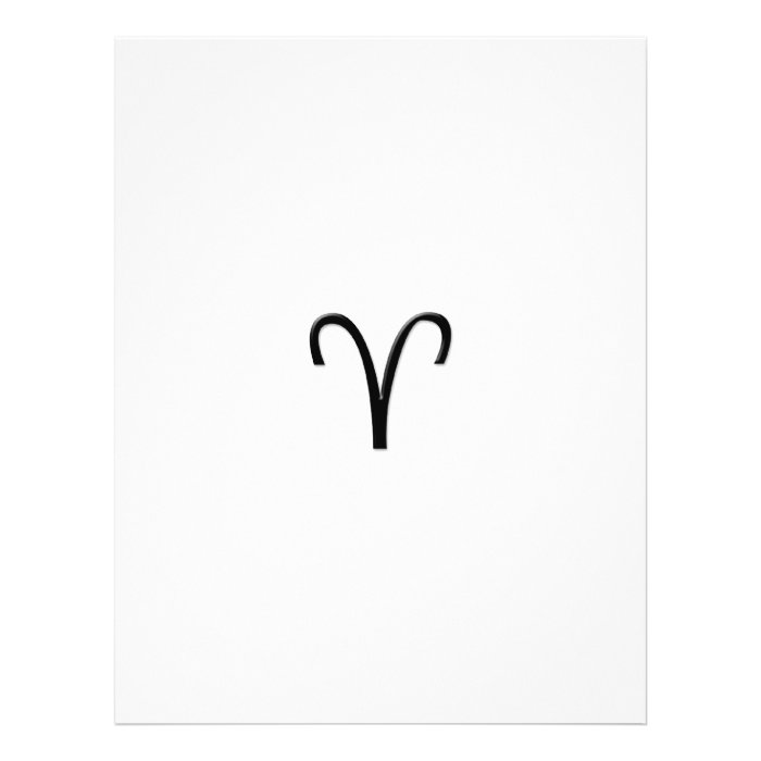 Aries   Zodiac Sign Personalized Flyer