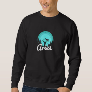 Aries Zodiac Sign  Ram Man Horoscope Astrology Sweatshirt