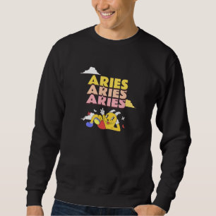 Aries Zodiac Sign Sweatshirt
