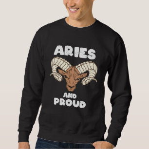 Aries Zodiac Sign Sweatshirt